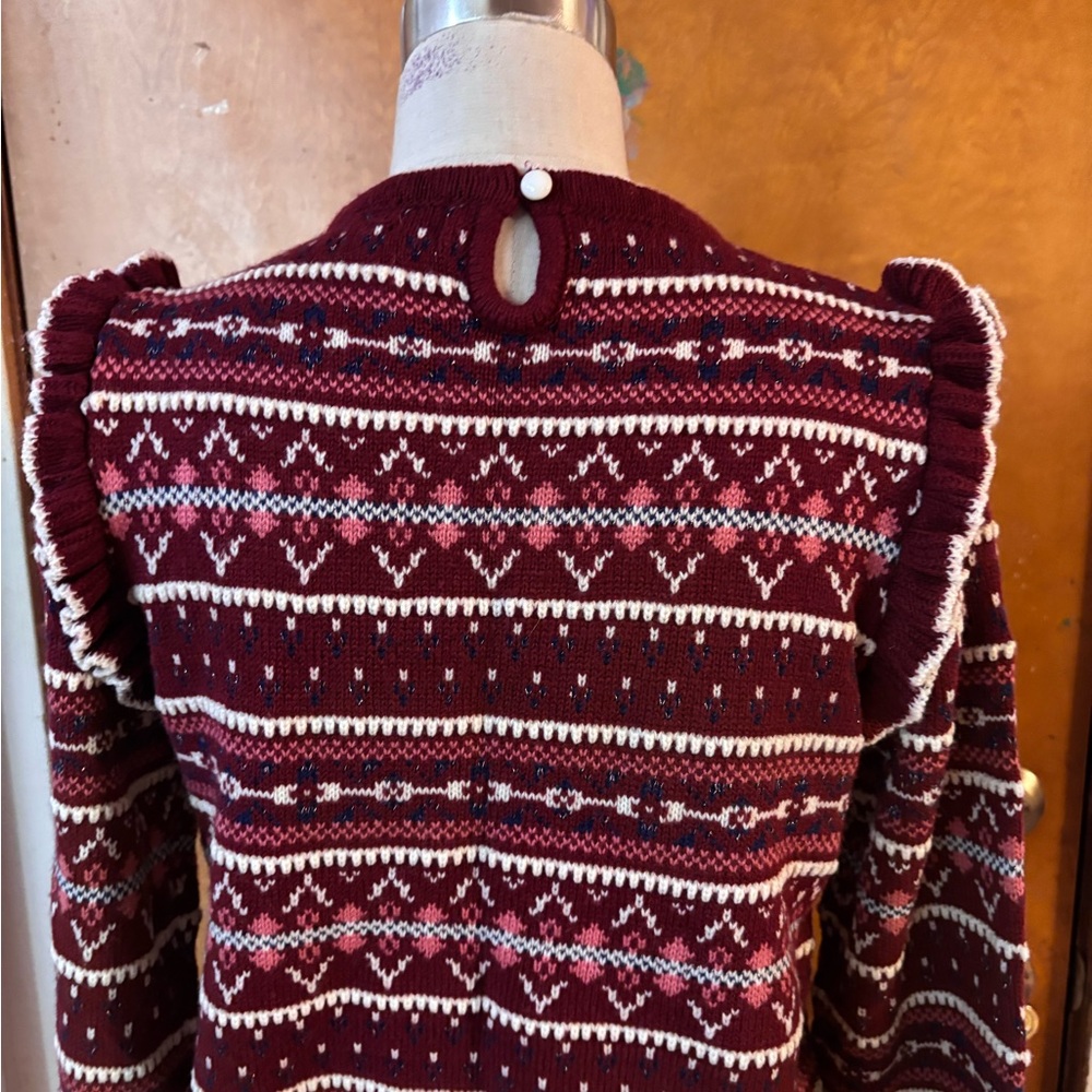 Molly Bracken fair isle sweater. Large - Picture 4 of 7